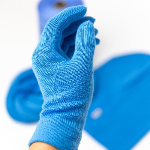 Rukavice Spica pánské - modrá - Barva rukavic: Modrá